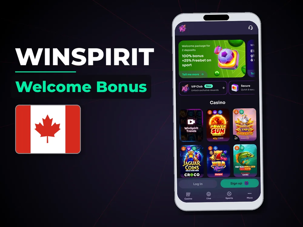 Winspirit - Welcome Bonus